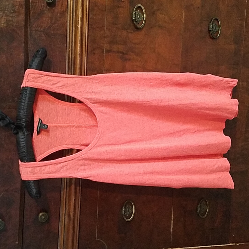 Banana Republic orange racer tank top